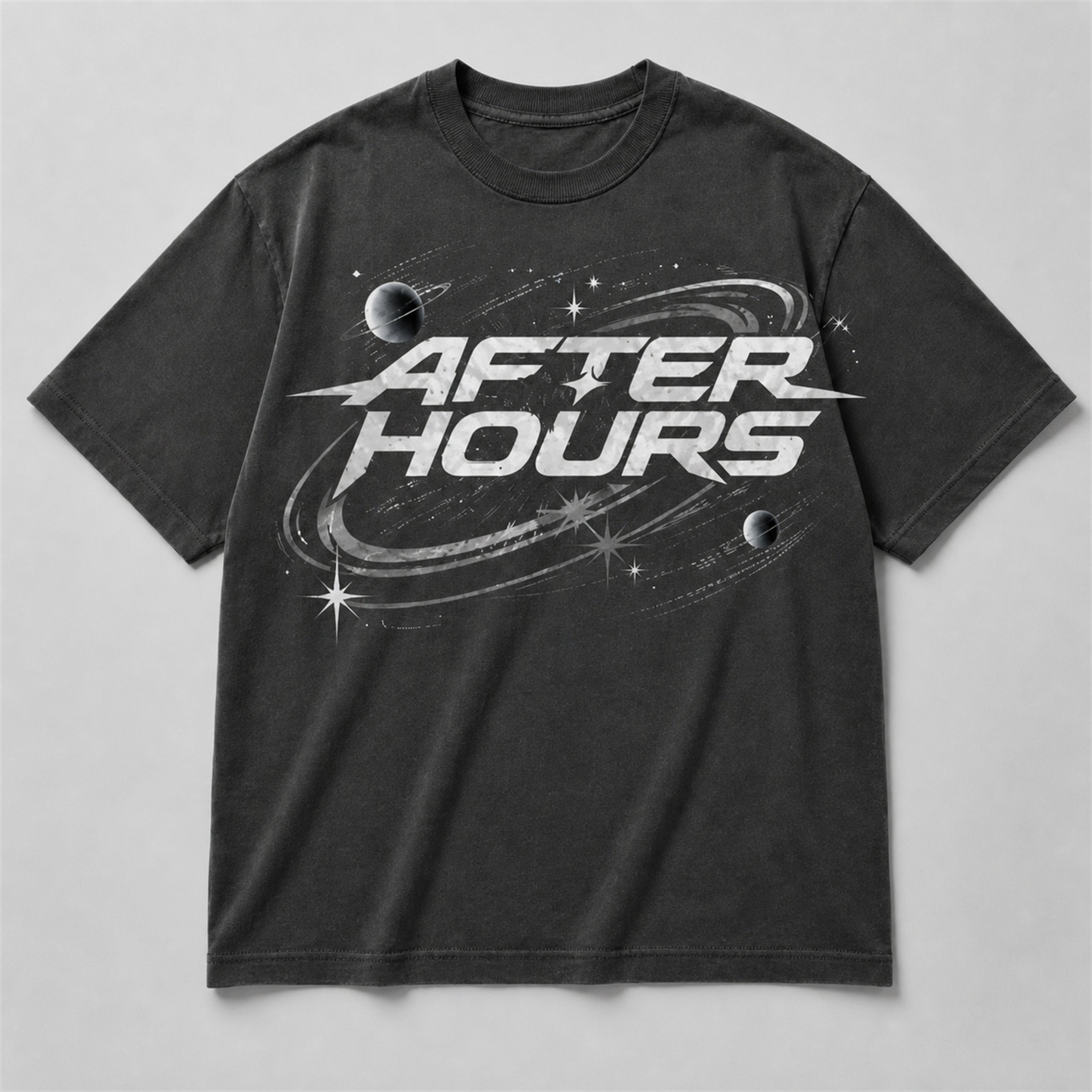 After Hours Cosmic Tee - Charcoal